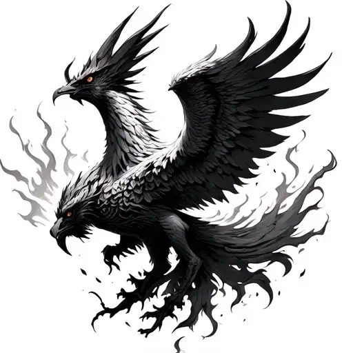 Phoenix Rising From Ashes