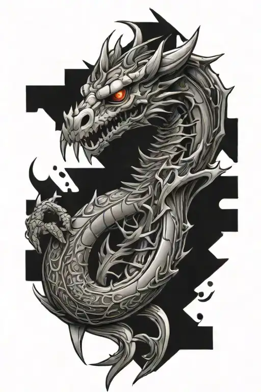 Half Dragon Half Terminator