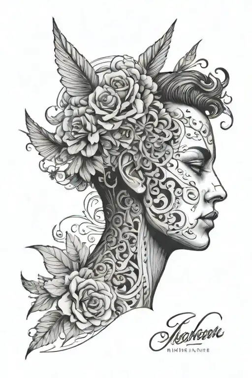 Line Maniquin Needle Pointing