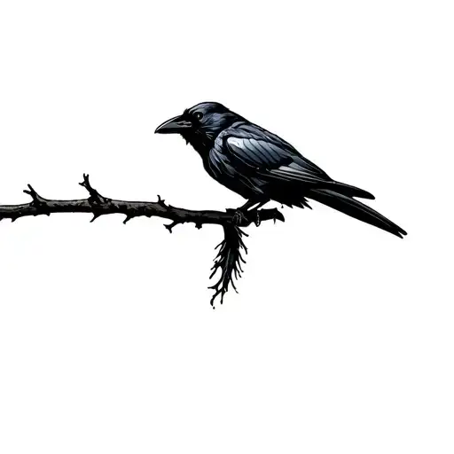 Crow Perched