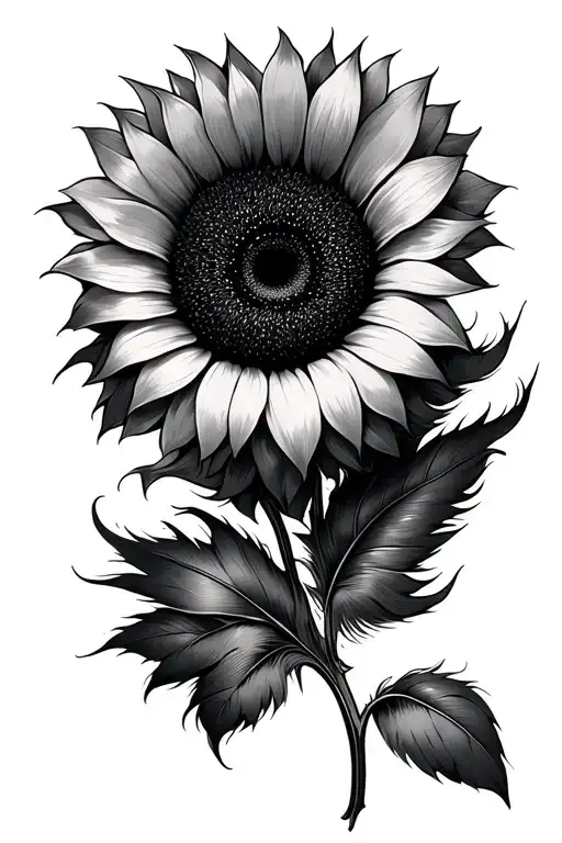 Claver Sunflower Feather