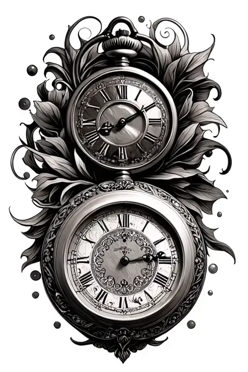Pocket Watch With Open Face