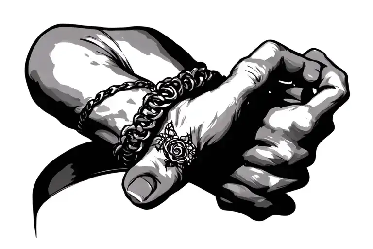 Bracelet Wrist Tattoo Design Inspired By Self Harm