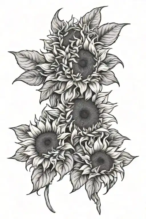 Western And Sunflowers Emerging