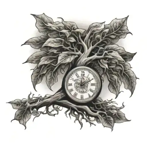 Time And Money Tree Growing