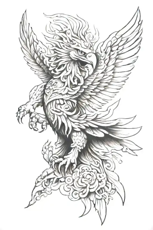 Garuda Eagle Flying