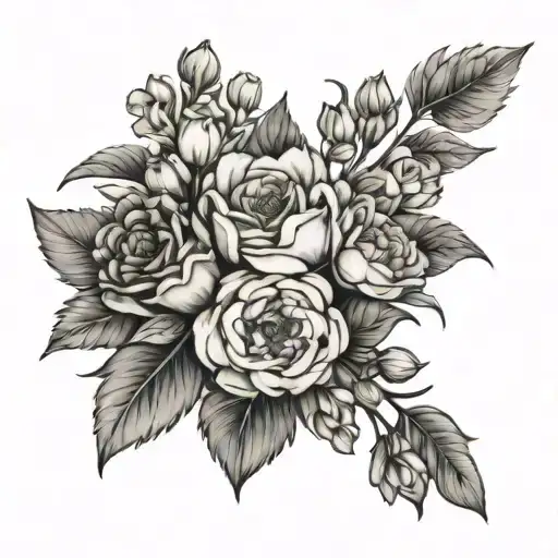 Birth Flower Bouquet