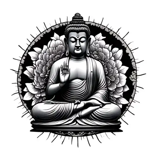 Kamakura Buddha Sitting Cross Legged