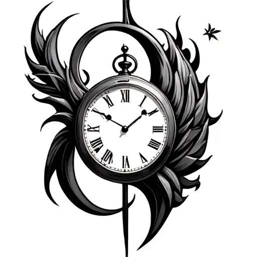 Clock With The Letter