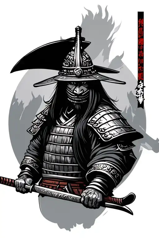 Japanese Samurai Warrior