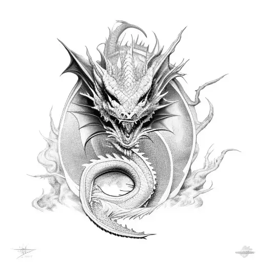 Dragon With Fantasy Elements