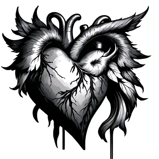 Fitness With Healing Heart Intertwined