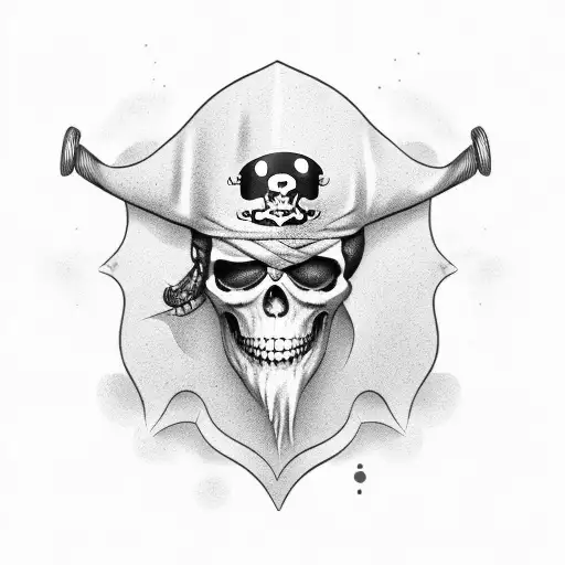 Pirate Taking Off Mask