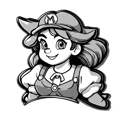 Princess Daisy Mario Game Pin