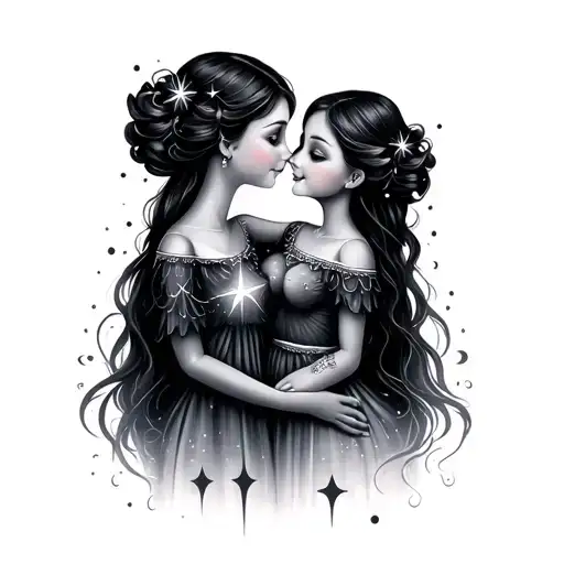 Mother And Daughter Stars