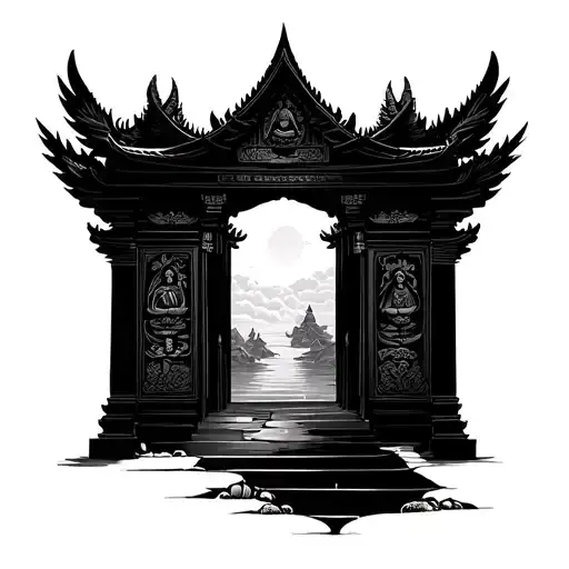 Balinese Gates Of Heaven