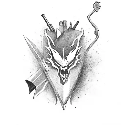 Knife With The Word Backstabber