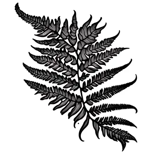 Map Of New Zealand Tribal Silver Fern