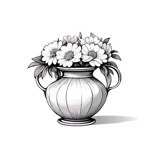 Kids Block Used As Vase