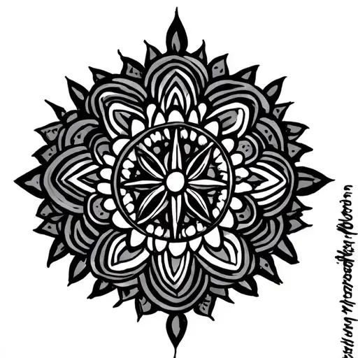 Fine Line Around The Bellybutton Hippie Symbols