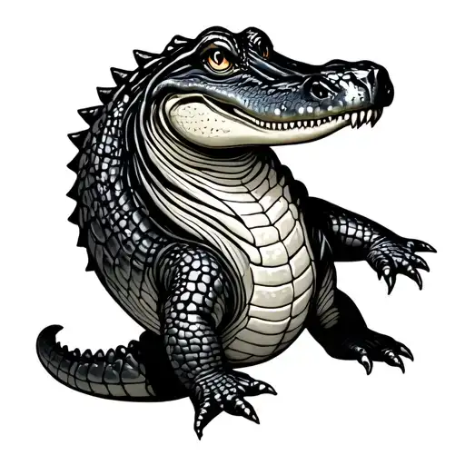 Baby Alligator Left Arm Sleeve