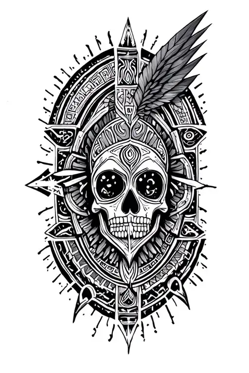 Gothic Space Aztec Symbols