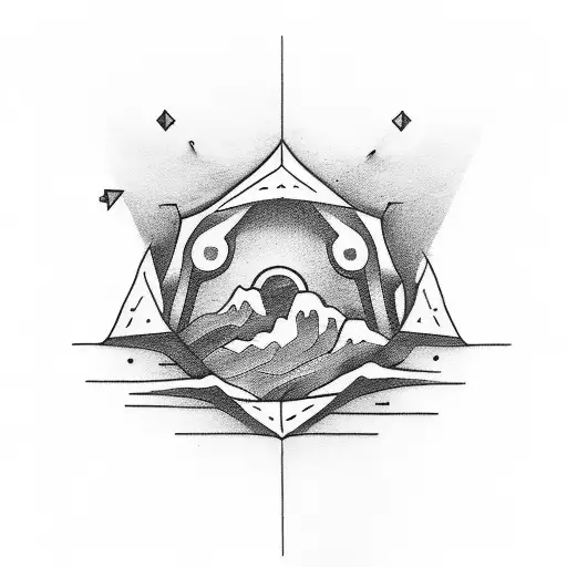 Minimalistic Tattoo About Depression