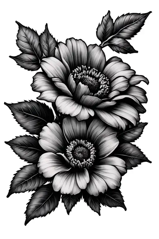 October Birth Flower Two