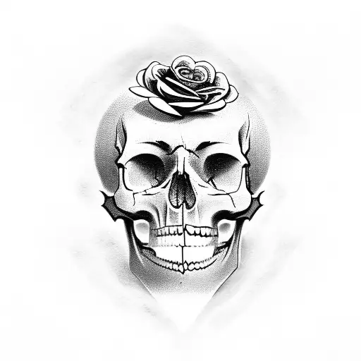 Skull And Roses