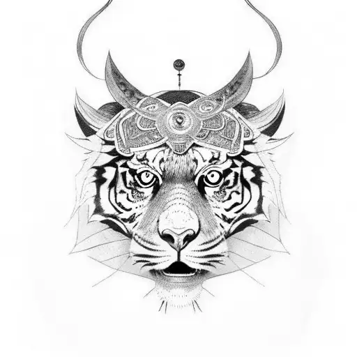 Tiger Owl Bear Monkey Bull Totem Tattoo Designs