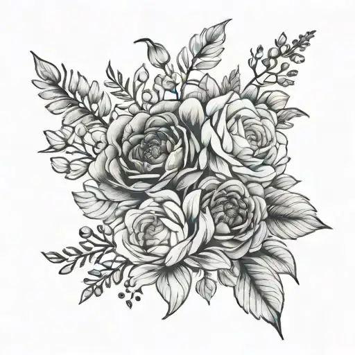 Birth Flower Bouquet