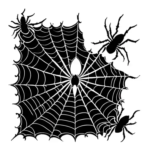 Spider Web Corner Without Spiders