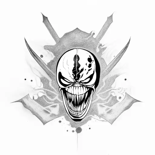 Venom With Skull Face