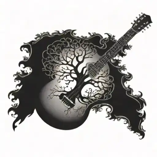 Guitar And Tree Of Life Integrated