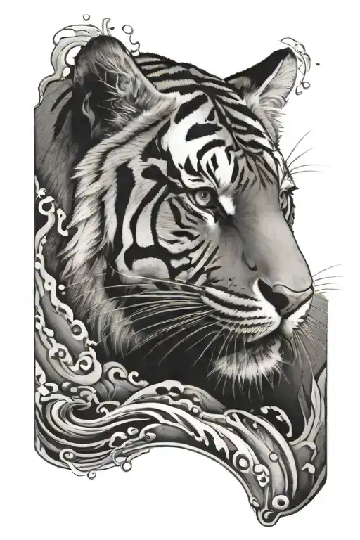 Tiger And Water Darken Everything