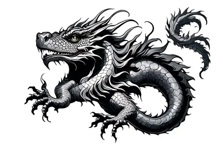 Water Dragon Wrapped