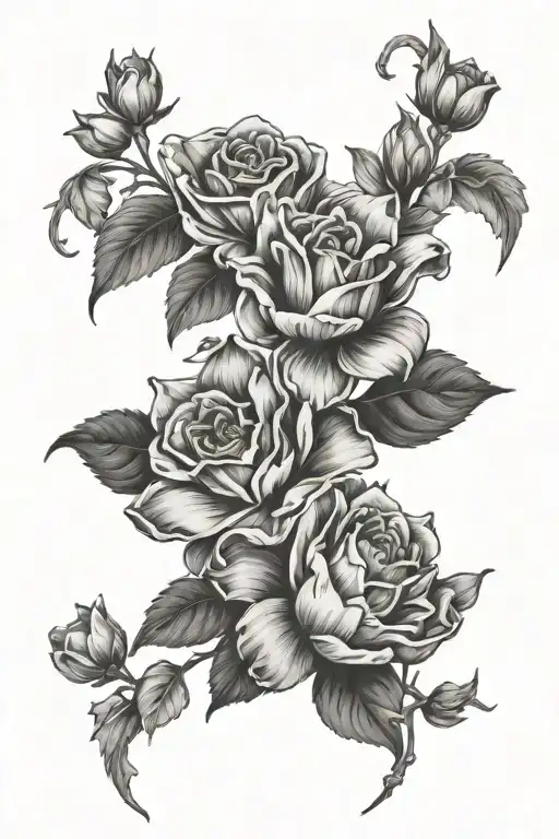 Birth Flowers Intertwined