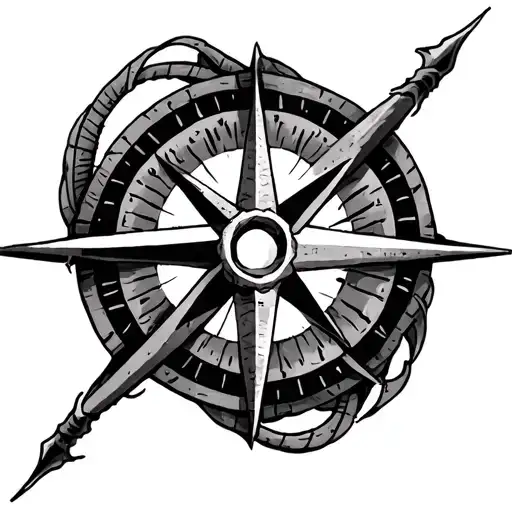 Adhd Compass Rose Intertwined