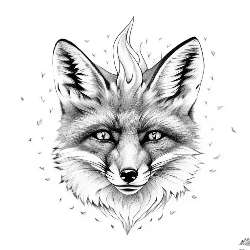 Fox With Fire