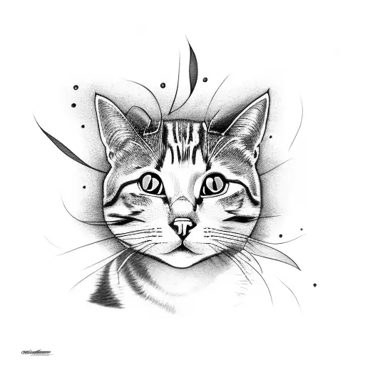 Lillies Forearm With Cat