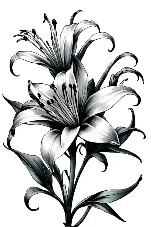 Spider Lily With Aconite