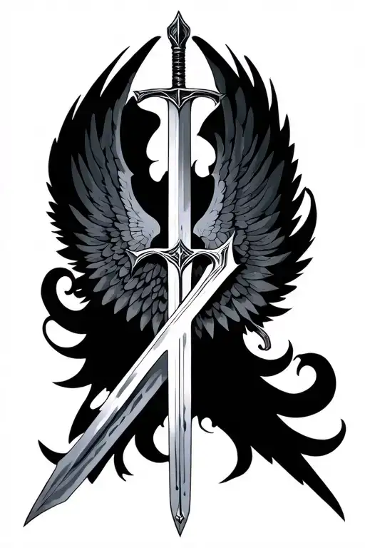 Quad Cyber Sigilism Wings Decided By A Sword