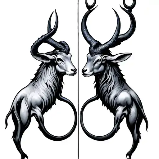 Aquairus And Libra Symbols Merge With Cancer And Taurus In Either Corner