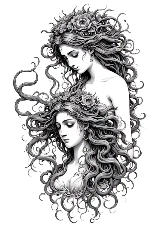 Persephone And Medusa