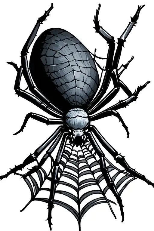 The Spider Descends On The Web