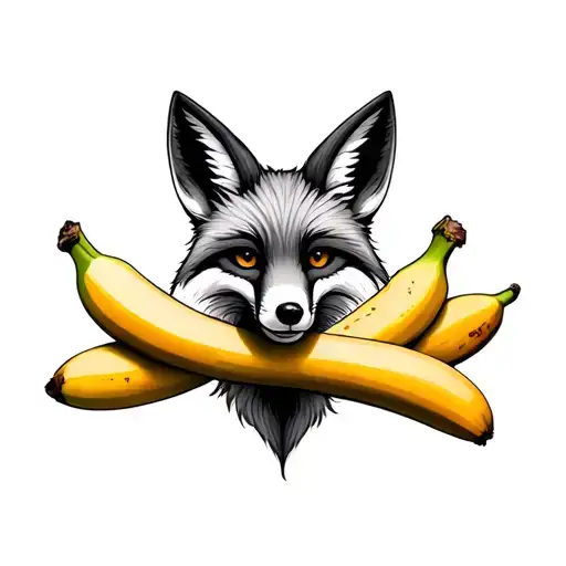 Fox With Banana