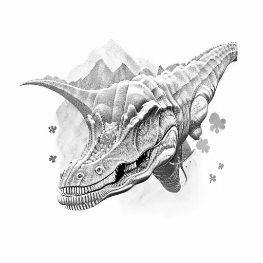 Dinosaur Clover Wrapped