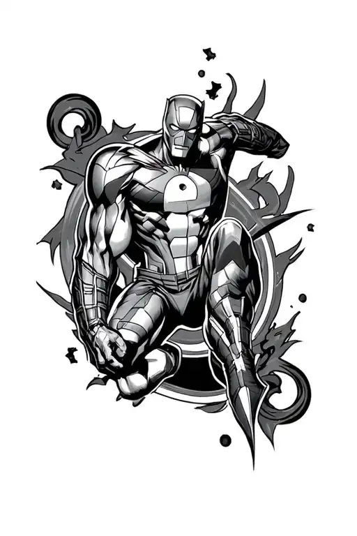 Marvel Superhero Surrounded