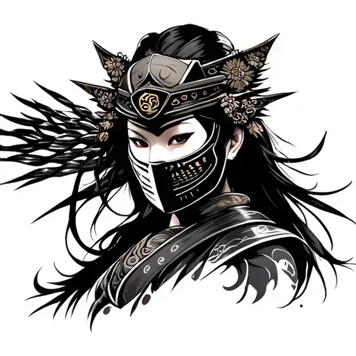 Female Samurai Masked