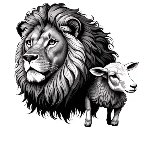 Lion And Lamb